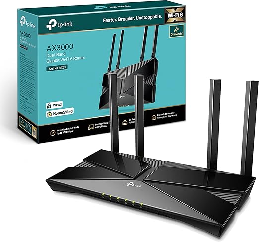 TP Link AX3000 deals Smart Wi-Fi 6 Router