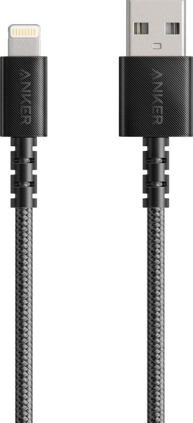 كابل أنكر باورلاين USB A إلى Lightning - 3 قدم