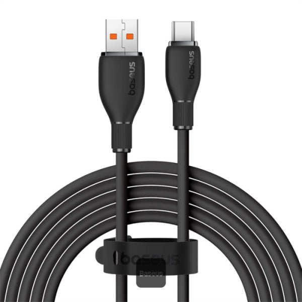 Baseus Pudding Series Fast Charging Cable USB-A to Type-C 100W 6A 1.2M White / BLACK