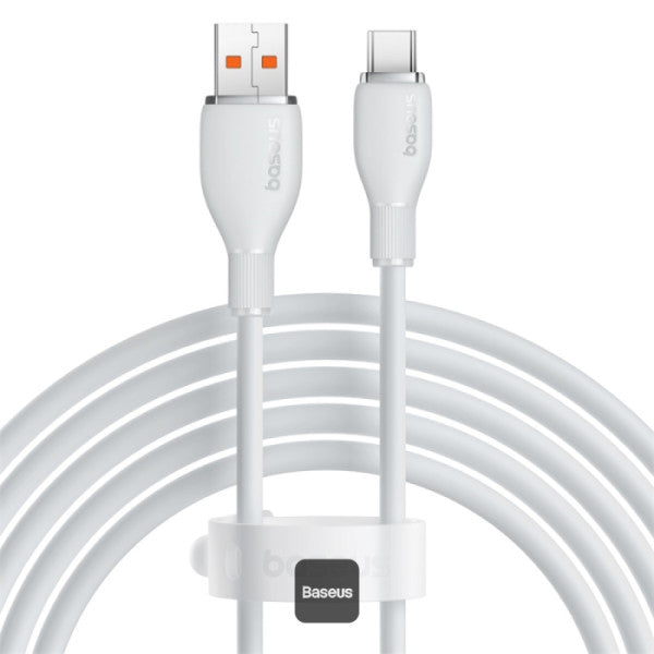 Baseus Pudding Series Fast Charging Cable USB-A to Type-C 100W 6A 1.2M White / BLACK