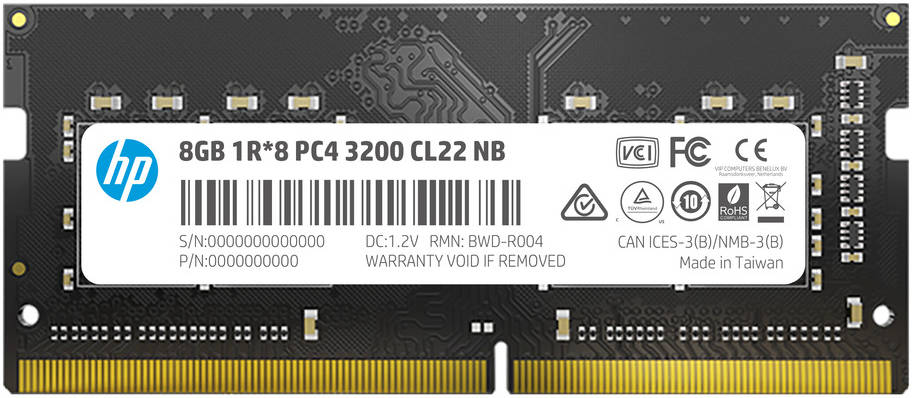 HP S1 DDR4 SO-DIMM Laptop Memory 3200MHz