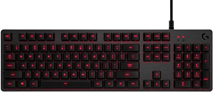 Logitech G413 Backlit Mechanical Gaming Keyboard,  Laptop, PC, Carbon