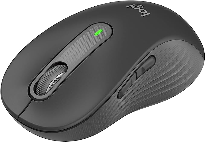 Logitech Signature M650 Wireless Mouse, 2-Year Battery, Bluetooth, Bk