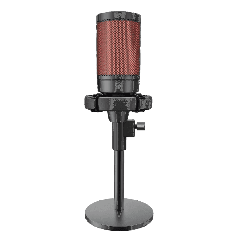 Porodo Gaming Professional RGB Condenser Microphone with Extension Stand
