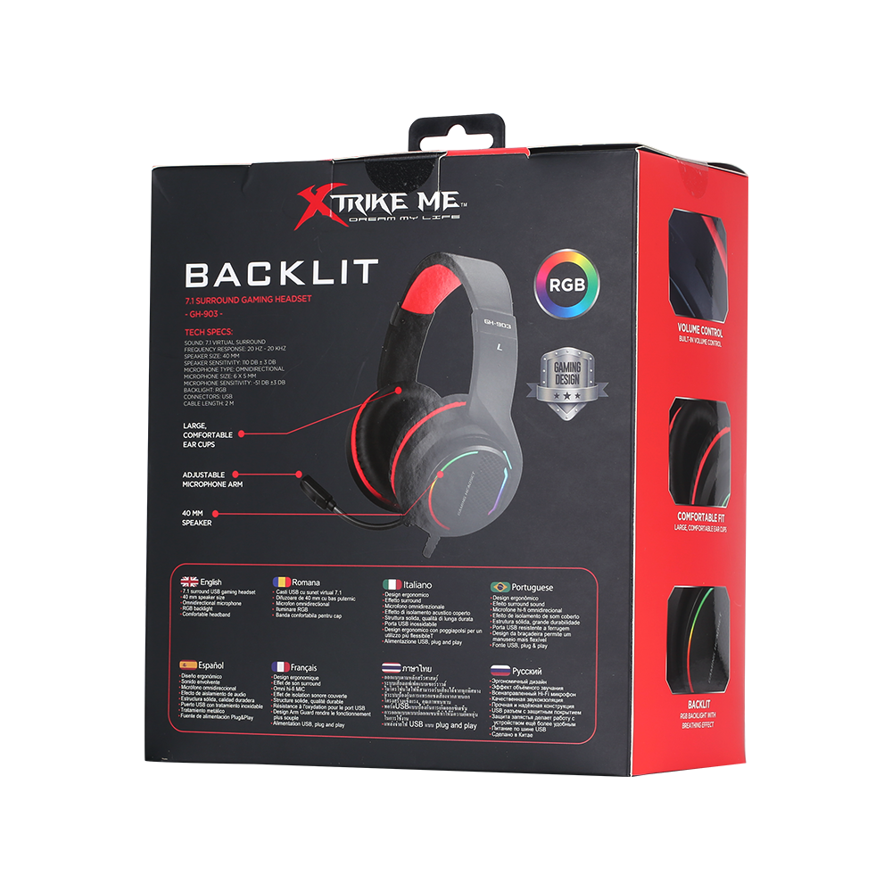 Xtrike Me Gh-903 Wired Headset