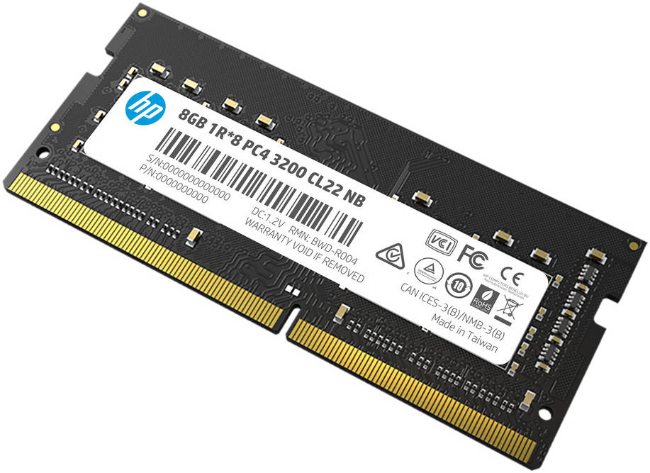 HP S1 DDR4 SO-DIMM Laptop Memory 3200MHz