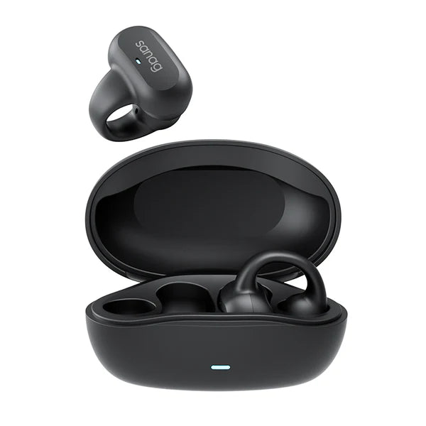 Sanag Z50S Ear Clip Wireless Bluetooth Smart Air Conduction Headphones / Black
