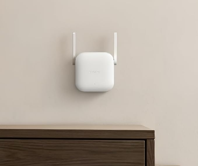 MI WiFi Range Extender N300 | 2x2 External Antenna | Easy Setup | 300Mbps White