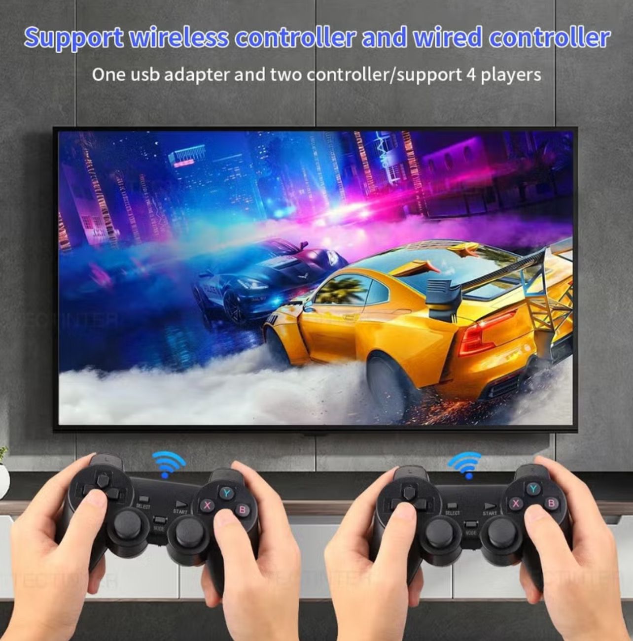 TV Game Stick 4K HD Video Game Console with 20000 Games