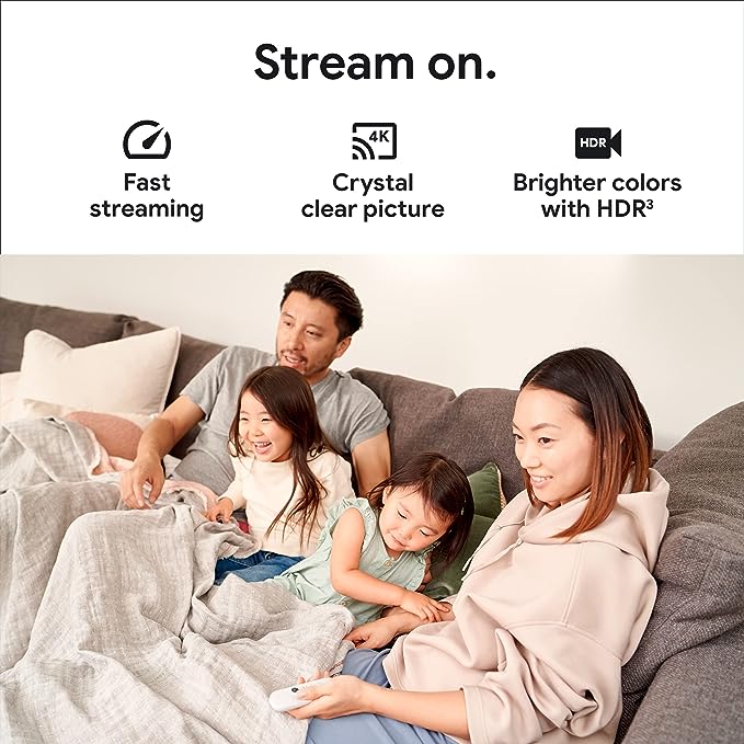 Google Chromecast with Google TV, 4К Media Streamer, Google Assistant