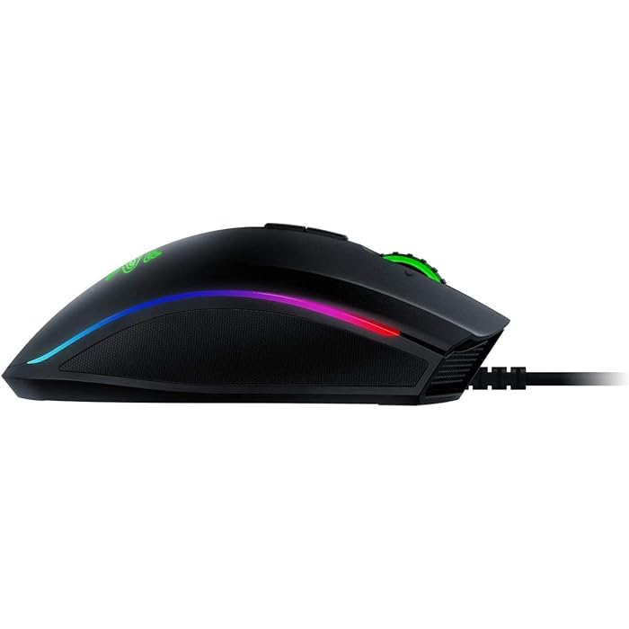 Razer Mamba Elite Wired Gaming Mouse: 16000 DPI Optical Sensor, Black