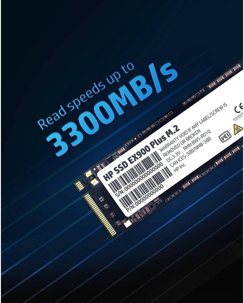 HP SSD EX900 M.2 2280 512GB PCI-Express