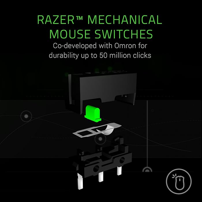 Razer Mamba Elite Wired Gaming Mouse: 16000 DPI Optical Sensor, Black