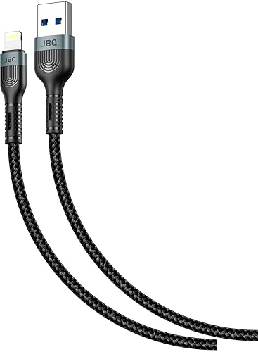 JBQ Lightning USB Data Cable (Aluminium Alloy) 3A Fast Charge and Sync 150cm