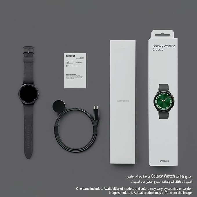 Samsung Galaxy Watch6 Classic Smartwatch - BLACK