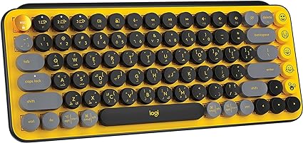 Logitech POP Keys Mechanical Wireless Keyboard with Customizable Emoji Keys