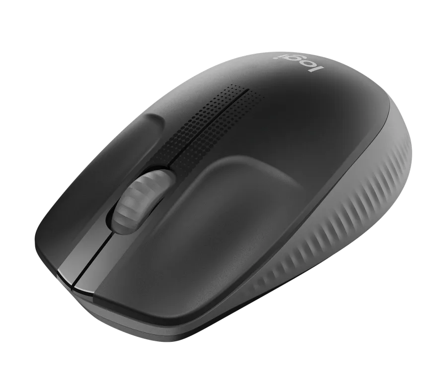 Logitech M190 Full-Size Wireless Mouse, 2.4GHZ - Charcoal