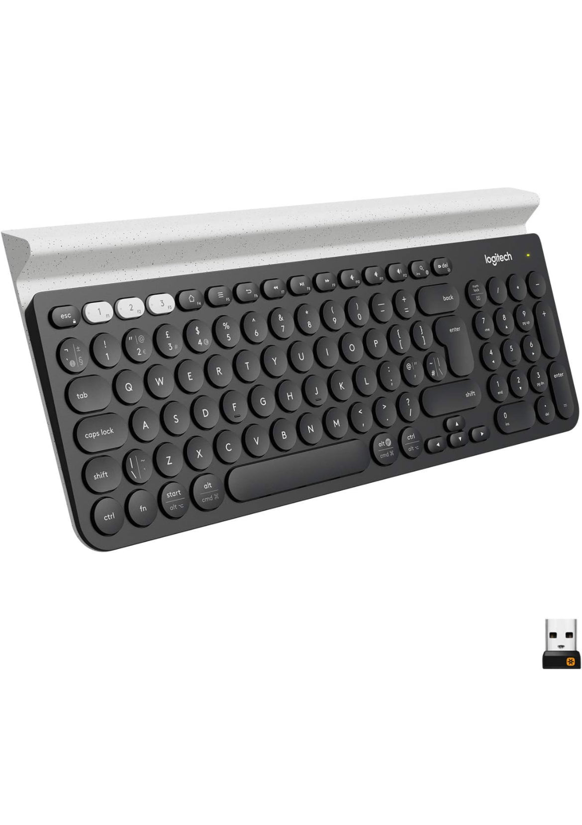 افتح الصندوق - لوحة المفاتيح اللاسلكية Logitech K780 متعددة الأجهزة