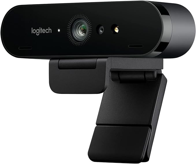 Logitech Brio Stream Webcam, Ultra HD 4K Streaming Edition/Wi-Fi/Black