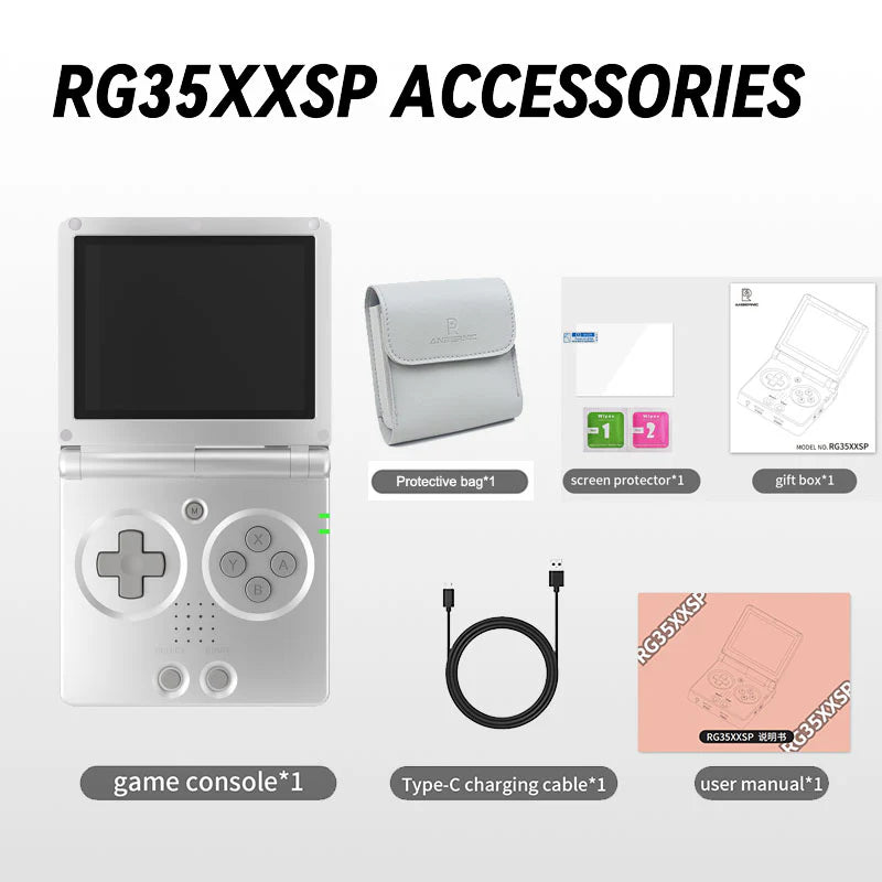 ANBERNIC RG35XXSP Handheld Flip Retro Portable Game Console 3.5-inch