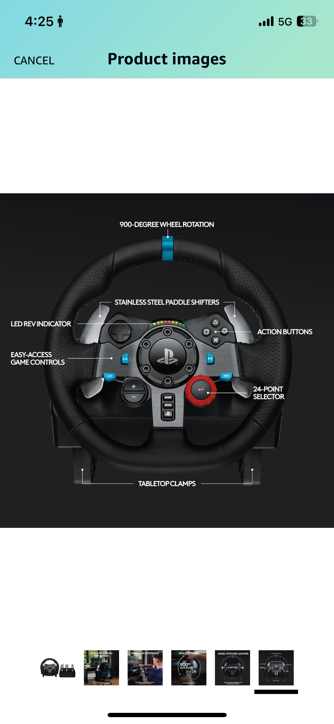 Logitech Driving Force Racing Wheel And Floor Pedals, & Driving Force Racing Shifter