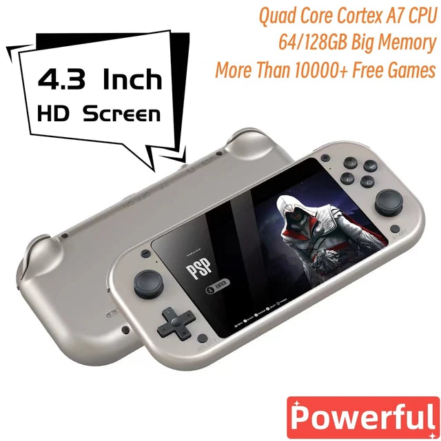PSP Game HD 10000 Games, Newest Portable Game Console, 4.3'' HD Screen