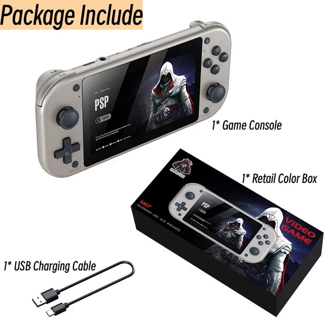 PSP Game HD 10000 Games, Newest Portable Game Console, 4.3'' HD Screen