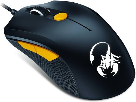Genius GX M6-600  Scorpion Gaming Mouse - Black / Orange