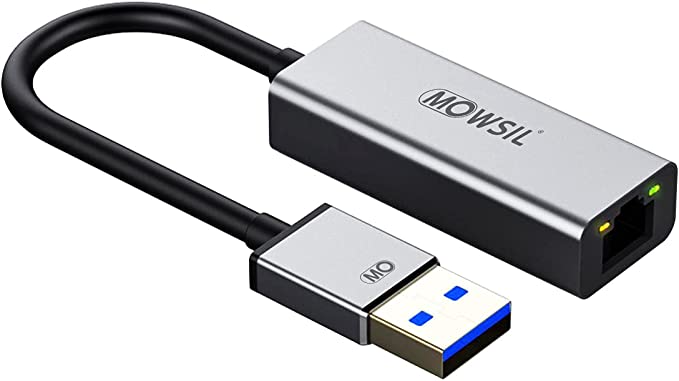 MOWSIL Gigabit Ethernet Network Adapter USB 3.0 to RJ45 GIGA CONVERTER