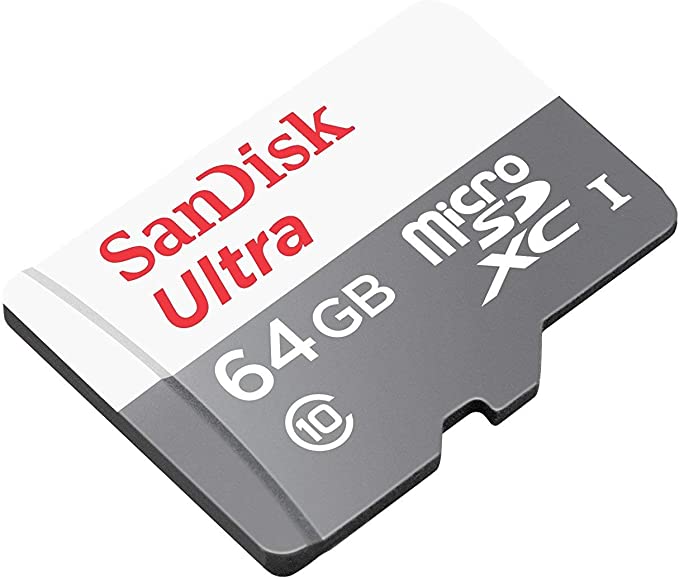 SanDisk 64Gb Ultra Micro SD xc SPEED 100Mb/S, SanDisk Micro SDXC,Grey