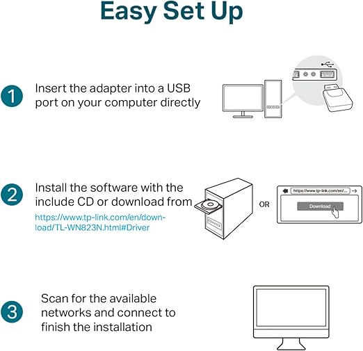 TP-LINK TL-WN823N gamingstoreuae