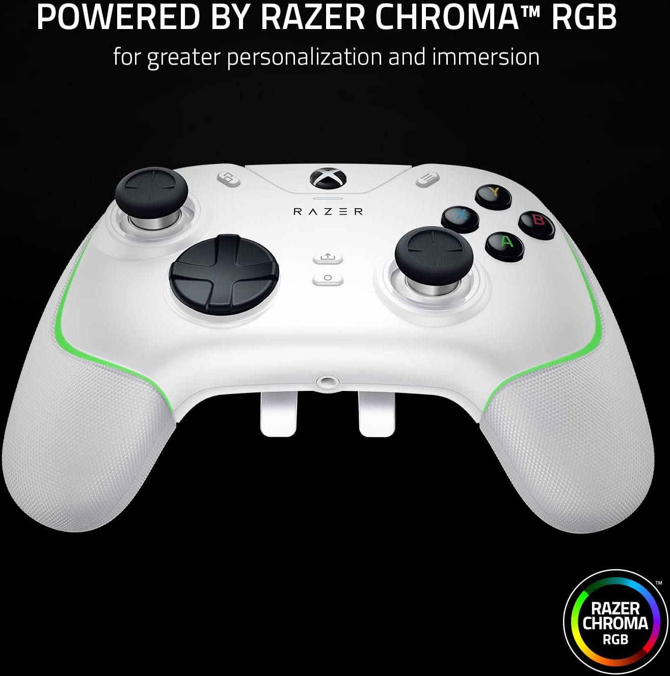 Razer Wolverine V2 Chroma Wired Gaming Pro Controller for Xbox - White