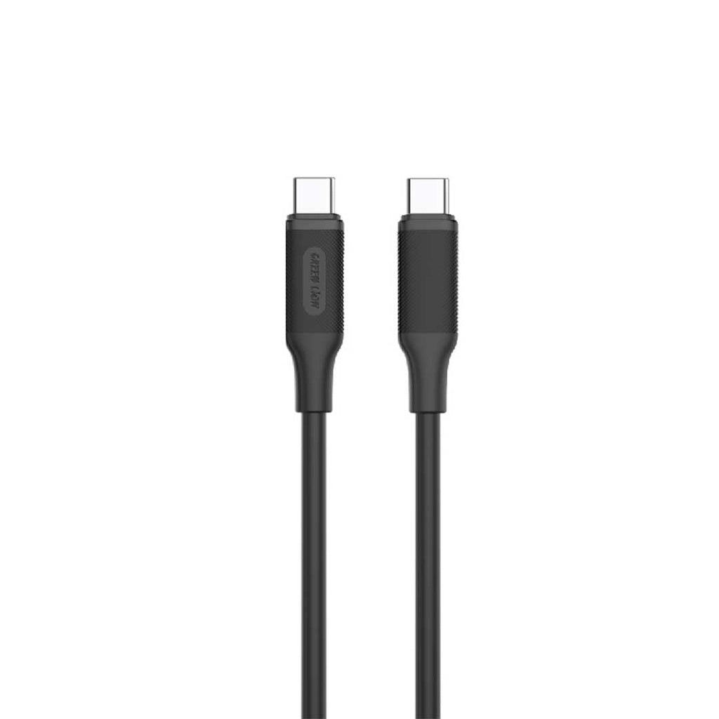 Green Lion USB-C to USB-C PVC Cable 1M 60W - Black