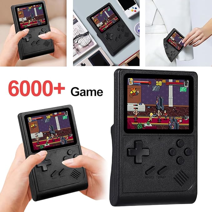 Game GB 300 Handheld Game Console  Game Player 6000+ Games  Black-RED