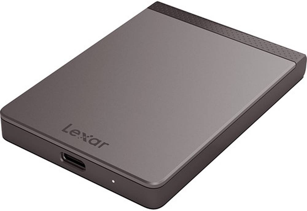 Lexar 512GB SL200 Portable USB 3.1 Type-C External SSD, 550Mbps, USB 3