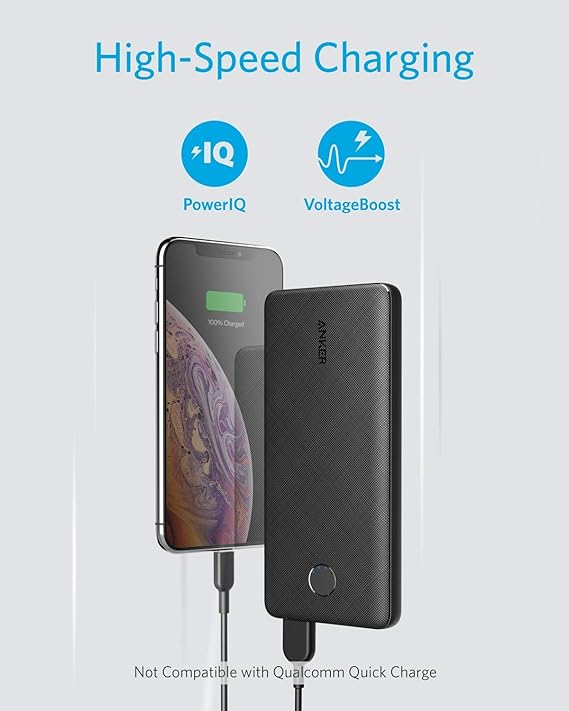 Anker PowerCore Slim Portable Charger, 10000mAh, Power Bank